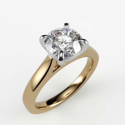 Classic Solitaire with 1 Carat Lab Grown Diamond