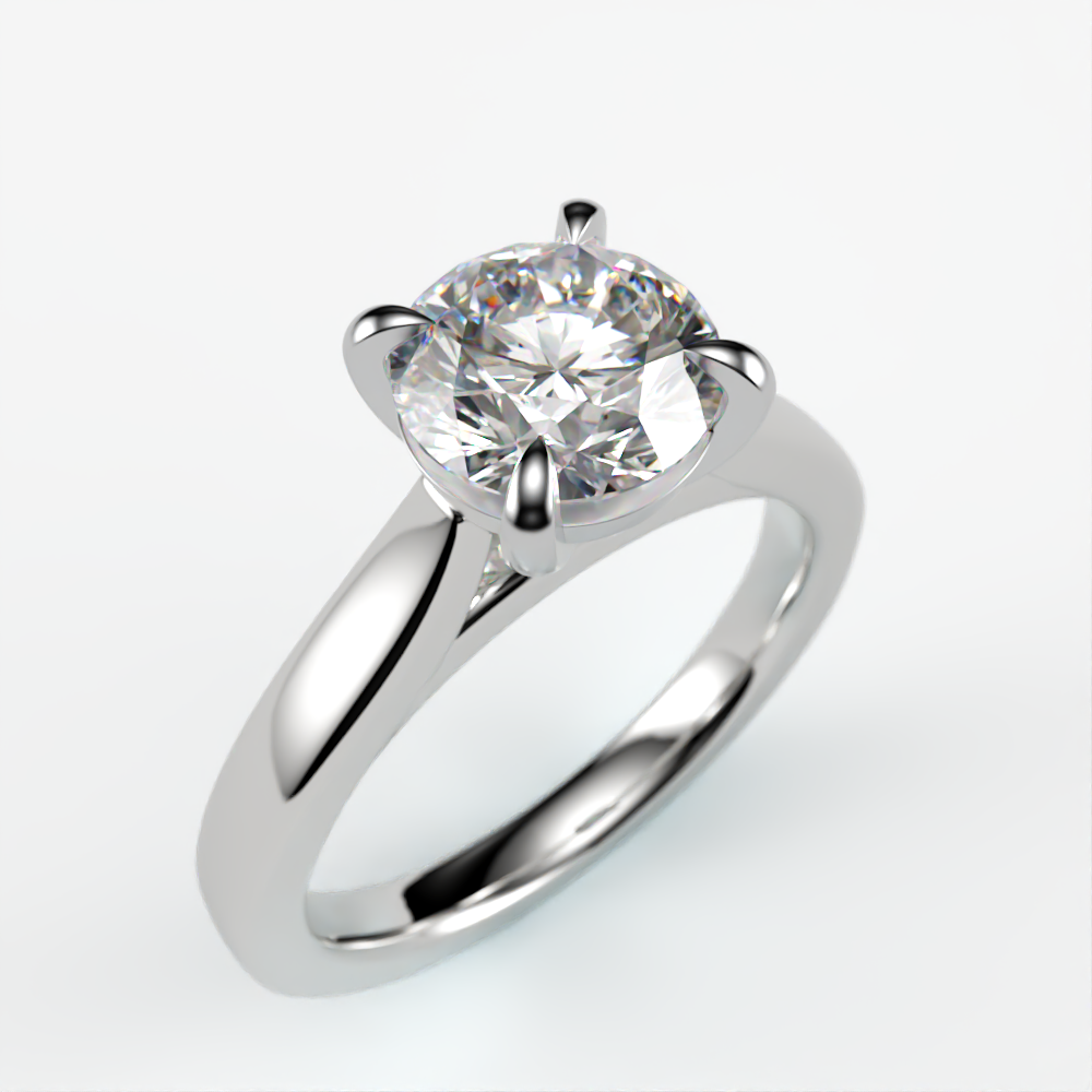 Classic Solitaire with 1 Carat Lab Grown Diamond