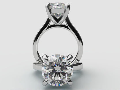 Classic Solitaire with 3 Carat Lab Grown Diamond