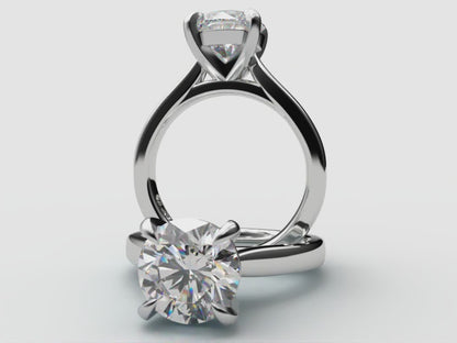 Classic Solitaire with 2 Carat Lab Grown Diamond