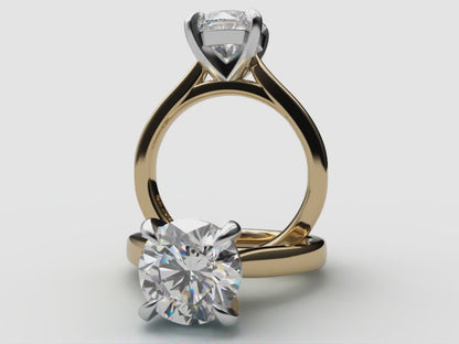 Classic Solitaire with 2 Carat Lab Grown Diamond