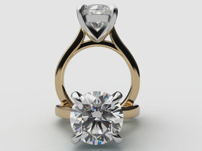 Classic Solitaire with 3 Carat Lab Grown Diamond